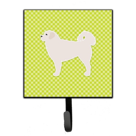 Carolines Treasures Polish Tatra Sheepdog Checkerboard Green Leash or Key Holder BB3827SH4